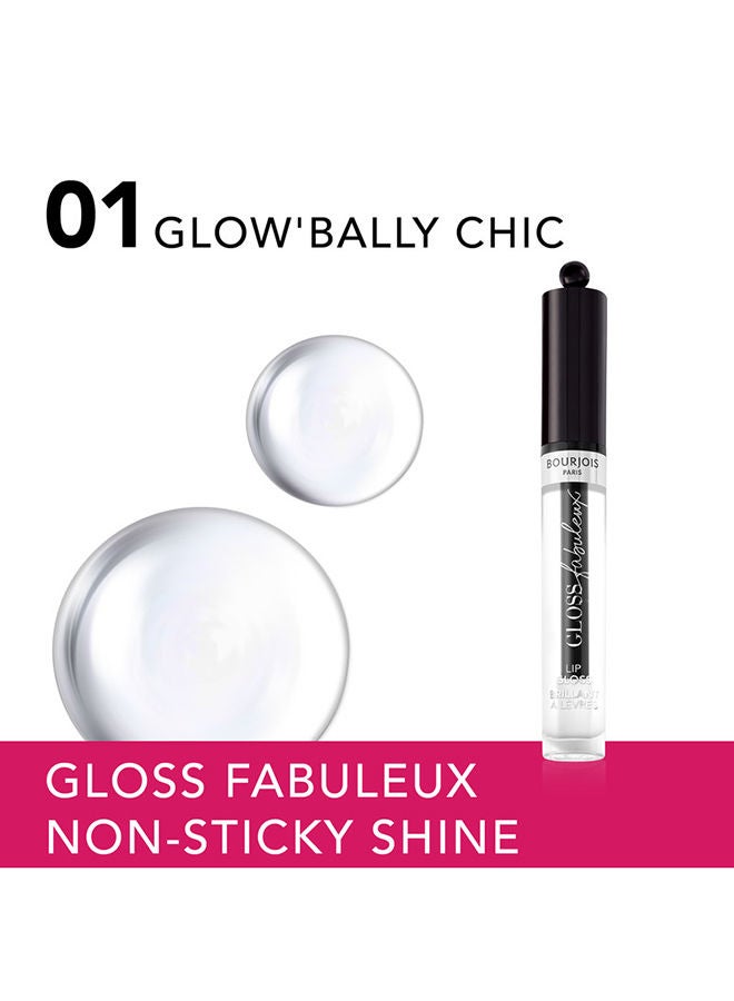 BOURJOIS PARIS Gloss Fabuleux Lip Gloss- 01 Bally Chic - Image 2