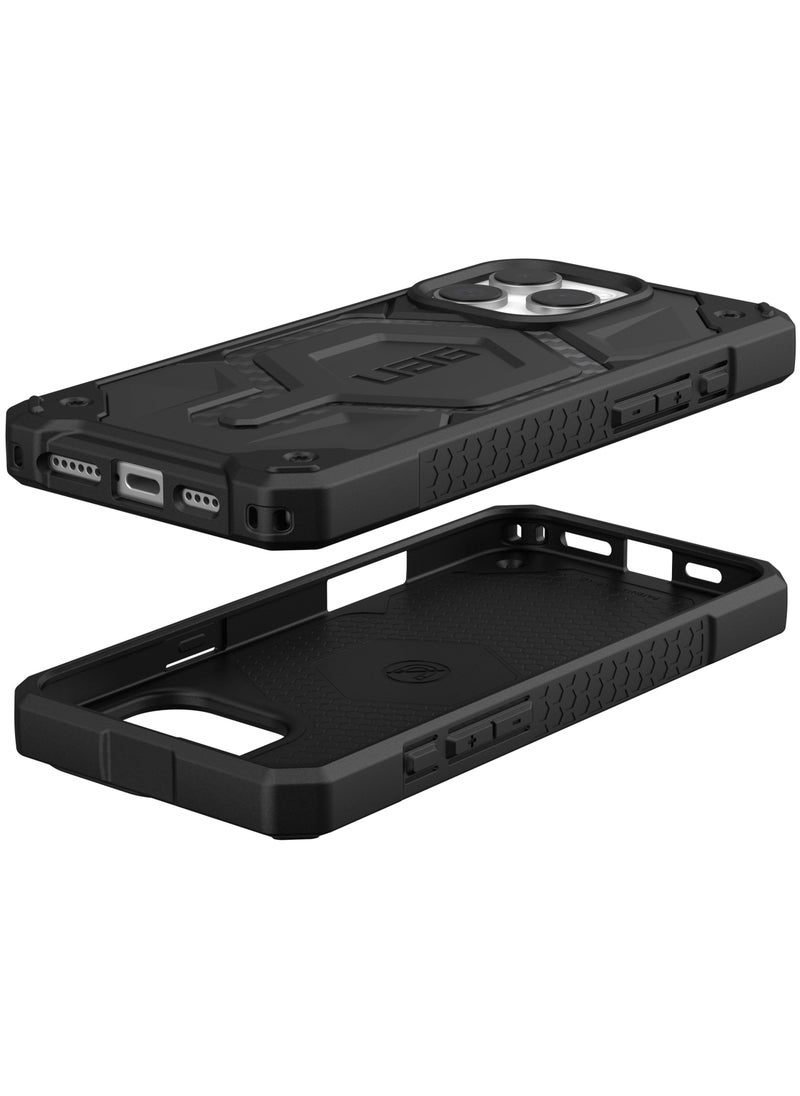 Urban Armor Gear - UAG Monarch for iPhone 16 Pro MAX Case Cover [25 Feet Drop tested]  - Carbon Fiber - Image 1