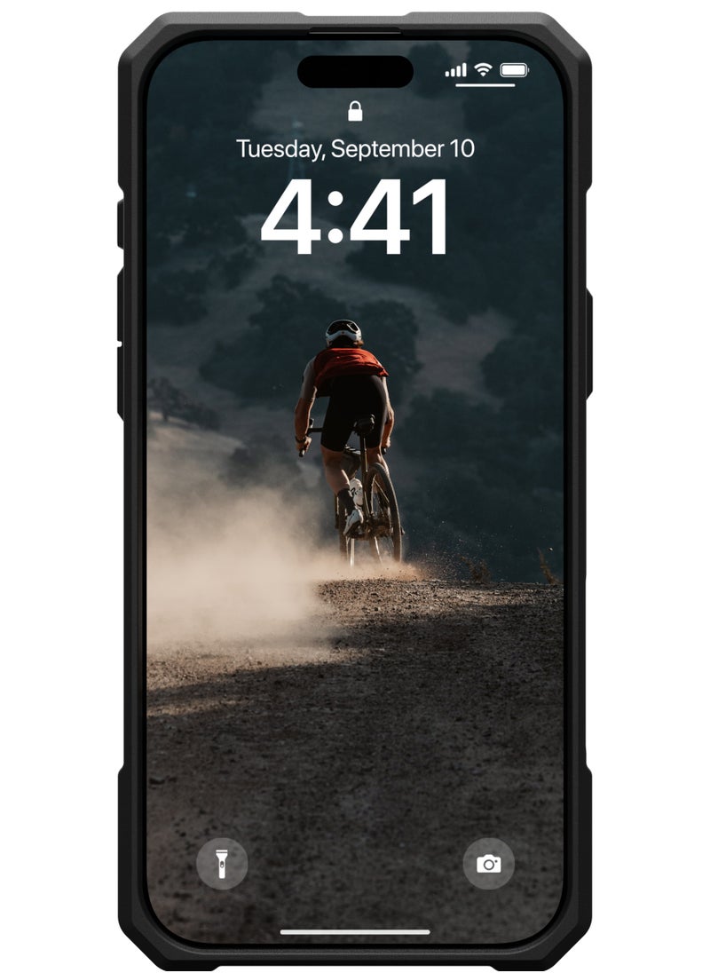 Urban Armor Gear - UAG Monarch for iPhone 16 Pro MAX Case Cover [25 Feet Drop tested]  - Carbon Fiber - Image 1