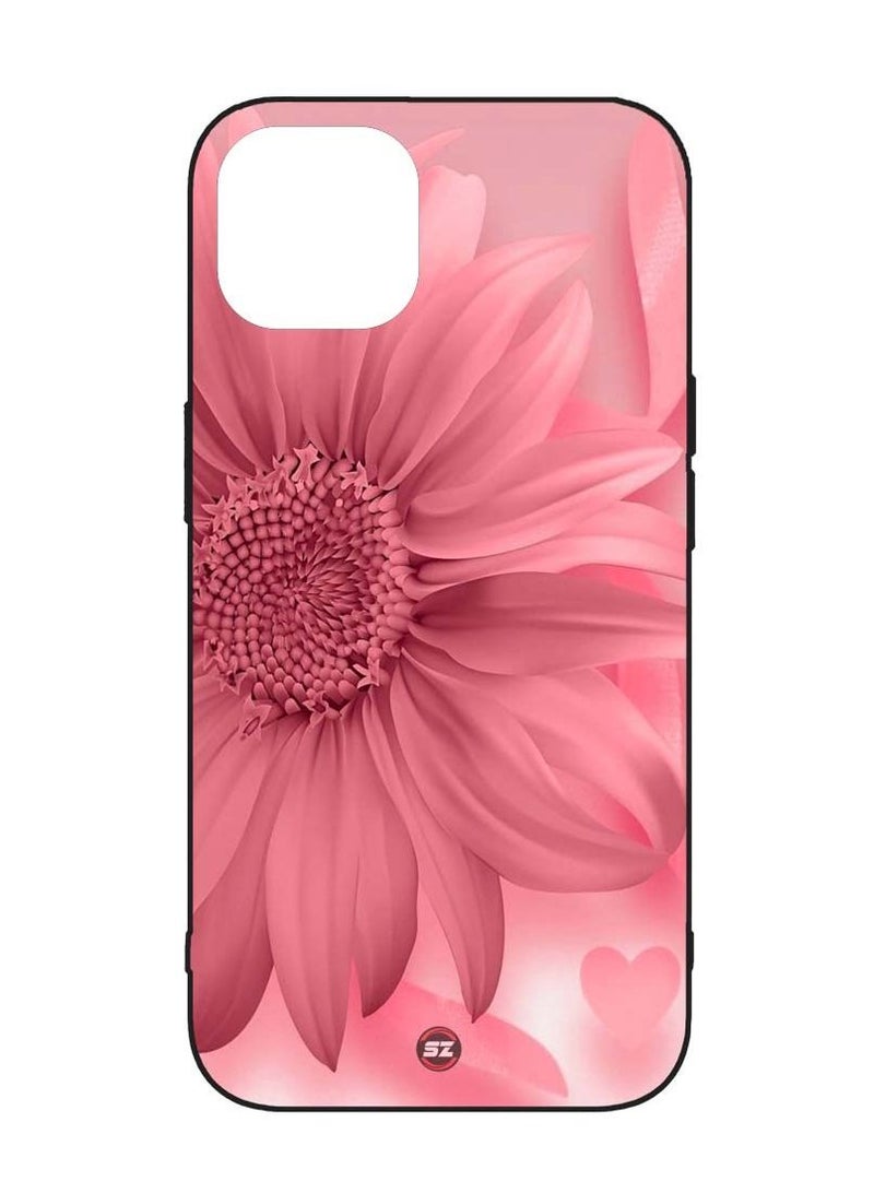 Protective Printed Mobile Cover Beautiful Pink Flower For Apple iPhone 12