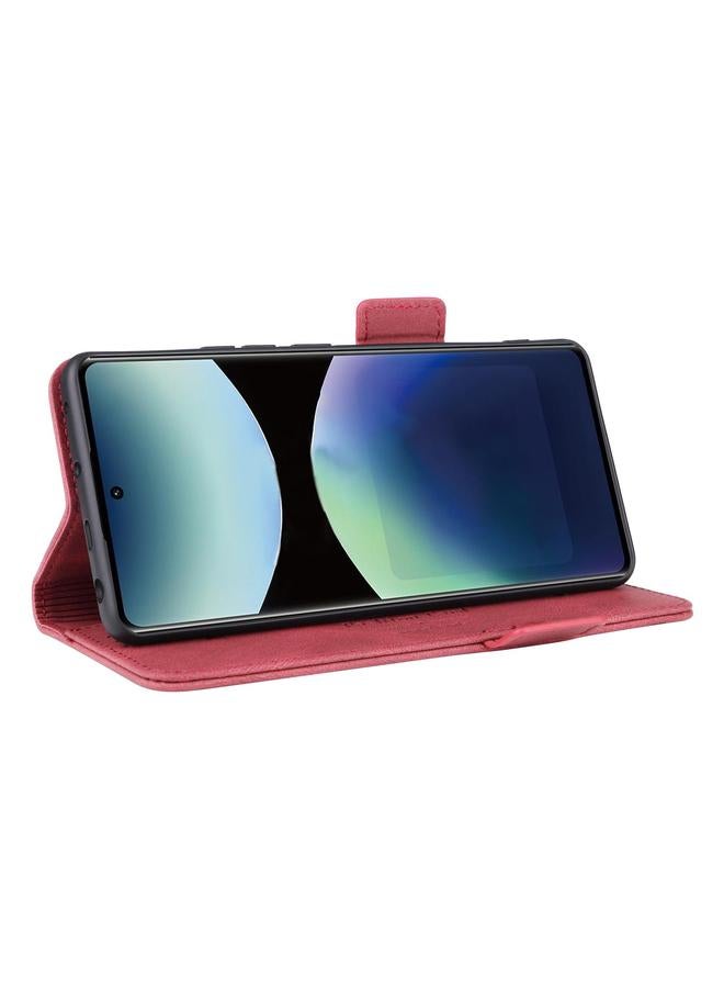 S-TOP Case For Redmi Note 14 Pro 4G Magnetic Clasp Leather Phone Case - Image 5