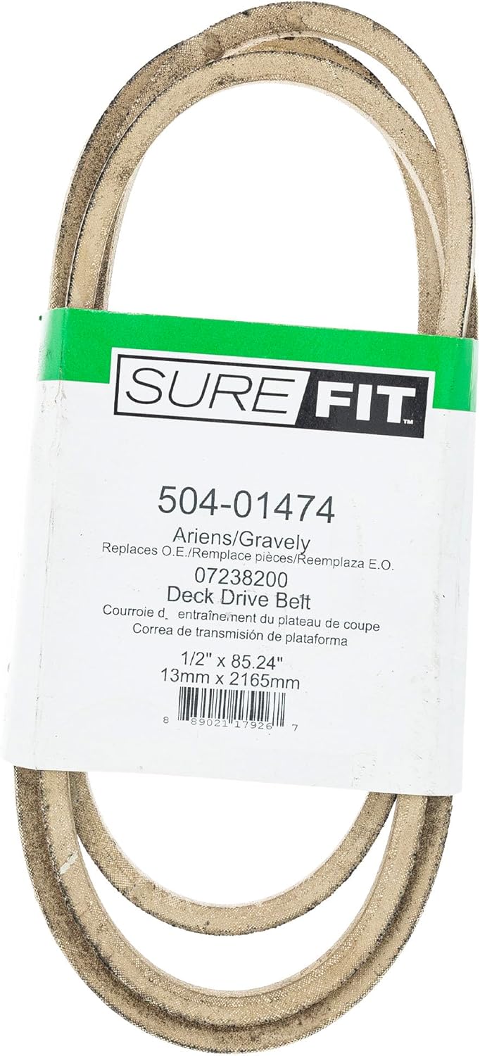 Surefit SureFit 85516 Deck Drive Belt Replacement for Gravely 07238200 07227700 07221500 50 Cut ProRide Pro 150 36 50 Deck - Image 1
