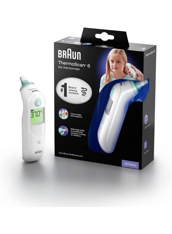 BRAUN Thermoscan 6 Contact Thermometer White Ear Buttons - Image 3