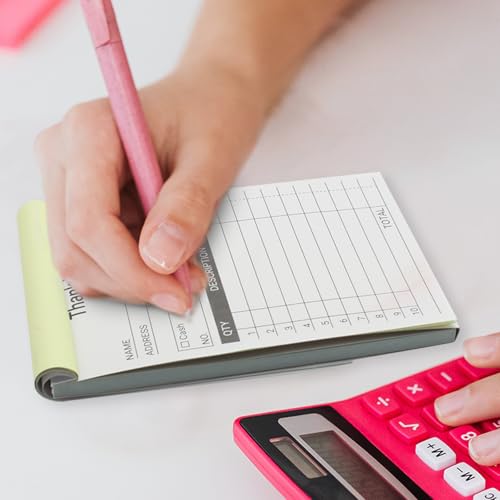 suituts 12 Pack Thank You Receipt Book for Small Business, 3.5 x 5.5 Inch, 2 Part Carbonless Sale Order Book, Order Pads Invoice Book 50 Sets Each Pad,Total 600 Sets - Image 5