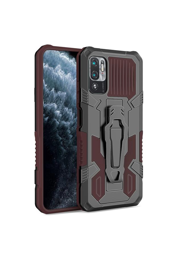 Case For Xiaomi Redmi Note 10 5G Armor Warrior Shockproof PC + TPU Protective Case