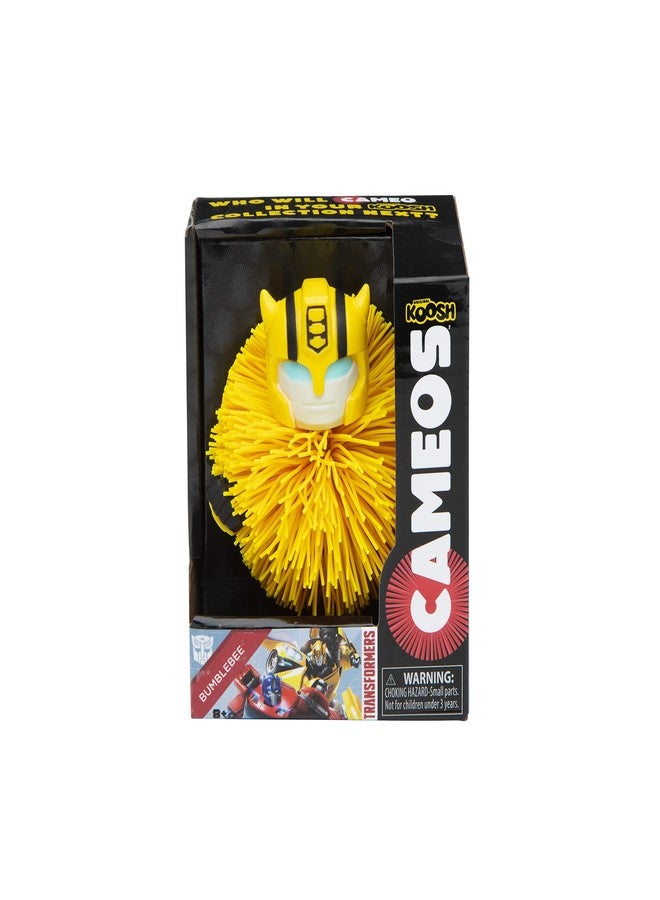 Koosh Cameos - Bumble Bee - Transformers - Tactile Fidget Ball Fan Gift Toy Collectible for Adults and for Kids, for Ages 8 Plus, Small - Image 2