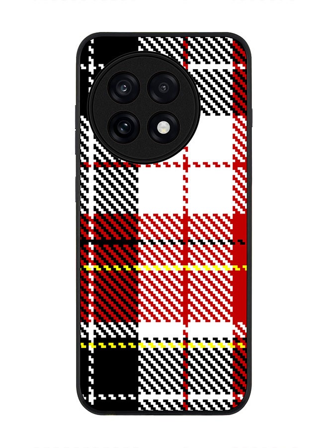 Stylizedd For OnePlus 13R / Ace 5 Pro Case,Slim fit Camera Protection, Shockproof Thin Phone cover  - English Flannel