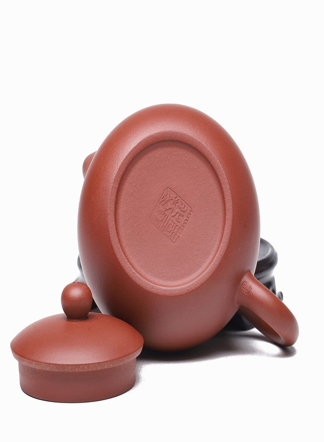 SILINE Fine Yixing Clay Teapot,Chinese Genuine Handmade Zisha Tea Pot 7.8 Oz with Filter,Infuse Brew Kungfu Tea Maker - Image 4