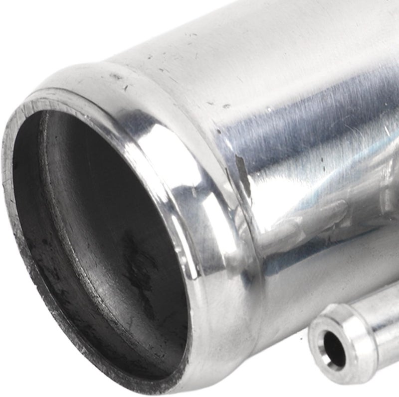 Radiator Inline Filler Neck 38mm 112in OD with Temp Display Cap T6061 Aluminum Polished for Automotive Cooling Systems - Image 5