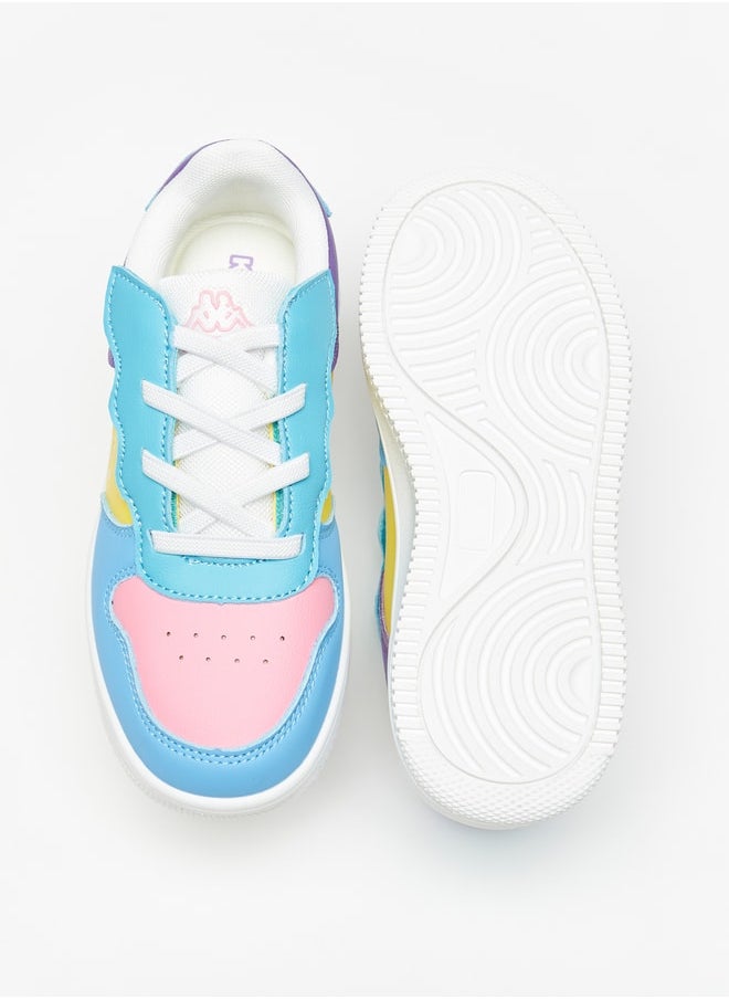 Kappa - Girls' Colourblock Casual Sneakers With Lace-Up Closure - Image 1