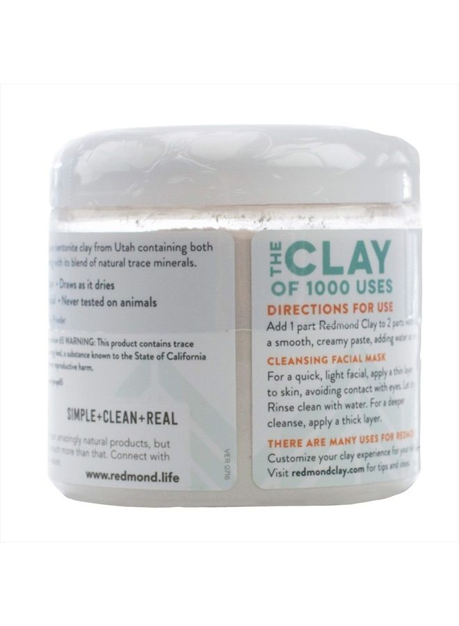 Redmond Clay - Bentonite Clay of 1000 Uses, Soothing Facial Mask, 10 Ounce (1 Pack) - Image 2