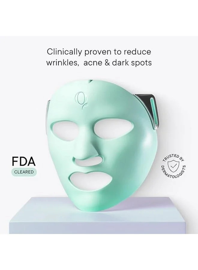 Qure LED Light Therapy Mask - Customizable LED Face Mask That Adapts to Your Skin - LED Light Mask for Fine Lines, FDA approved, Uneven Pigmentation & Pimple-Improvement