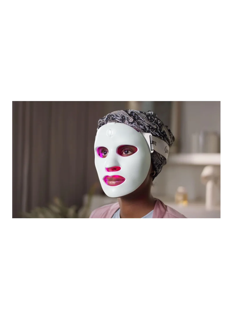 Qure Qure LED Light Therapy Mask - Customizable LED Face Mask That Adapts to Your Skin - LED Light Mask for Fine Lines, FDA approved, Uneven Pigmentation & Pimple-Improvement