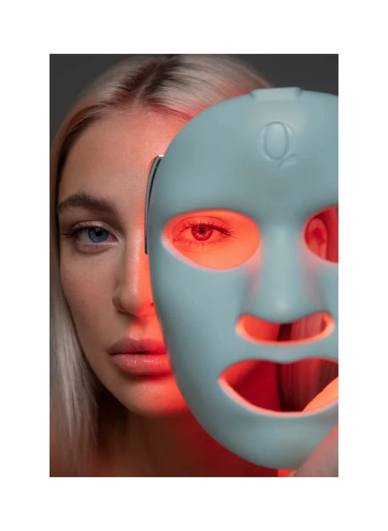 Qure Qure LED Light Therapy Mask - Customizable LED Face Mask That Adapts to Your Skin - LED Light Mask for Fine Lines, FDA approved, Uneven Pigmentation & Pimple-Improvement