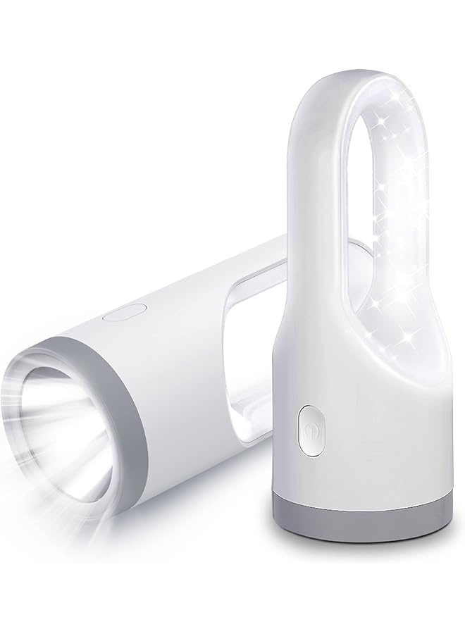 Excefore Rechargeable U Shape Spotlight Flashlight 1000 Lumens LED Handheld Flashlights 4 Modes IPX5 Waterproof Lightweight Outdoor Searchlight for Hiking Camping Hunting and Emergencies - Image 1