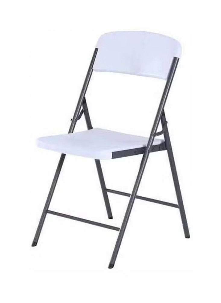 Dreamzon 4-Legs Folding Chair White/Black 50.7x47.9x84.5cm  - Image 1