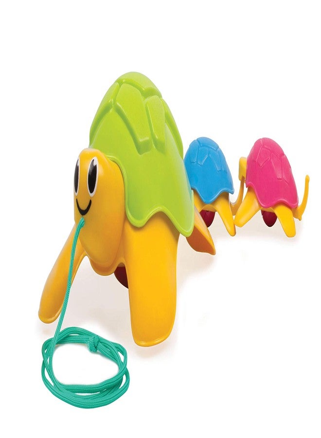 Giggles - Linking Turtle, 2 in Pull Along Toy, Walking, Stacking and Linking, 12 Months & Above, Infant and Preschool Toys - Image 1