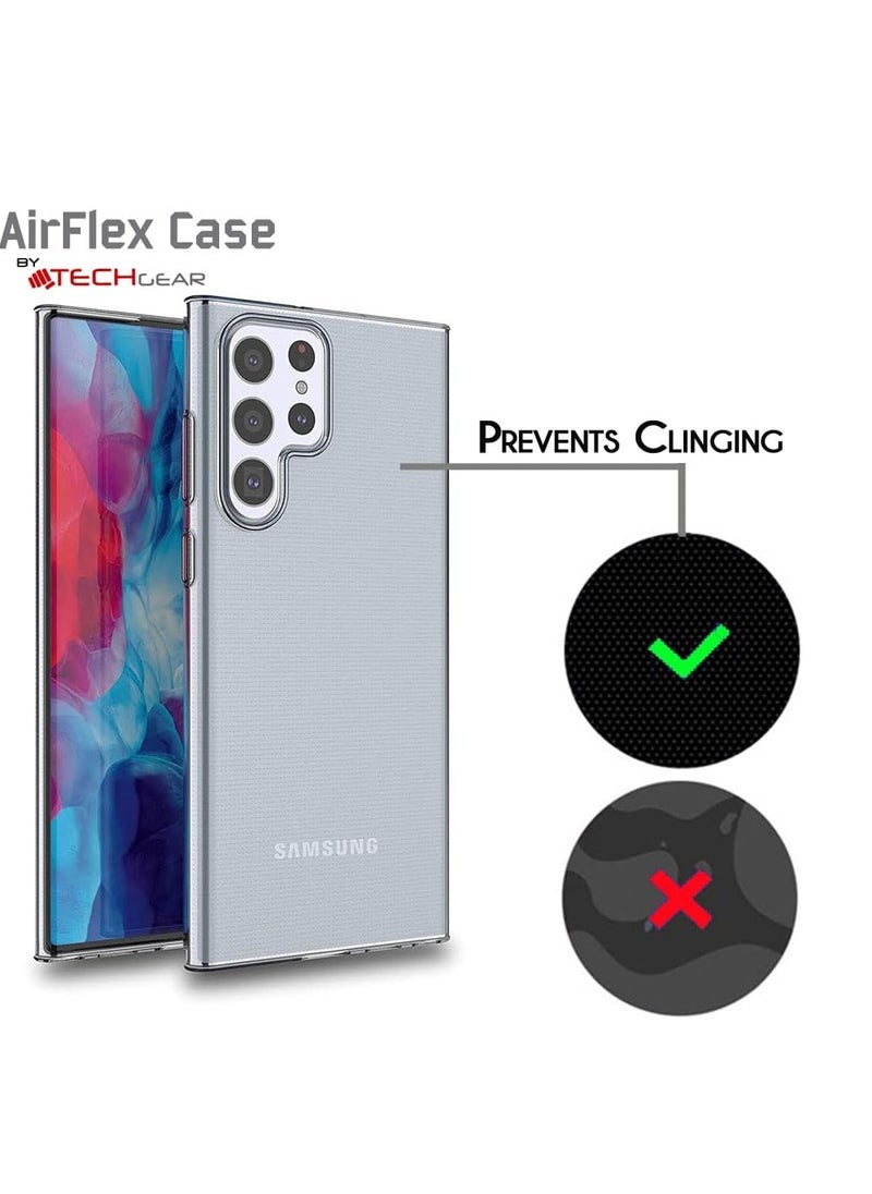 Generic Case Compatible with Samsung Galaxy S22 Ultra - Clear Case Soft Slim Flexible Protective TPU Phone Cover - Transparent  - Image 5