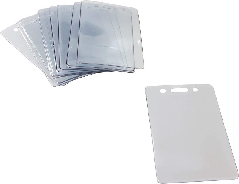 Baumgartens Sicurix Badge Holder Vertical 234 x 418 Clear 12Pack BAU67820 - Image 2