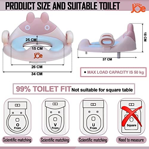 JUNIOR JOE Baby Potty Training Only Toilet Seat (Pink) - Image 2