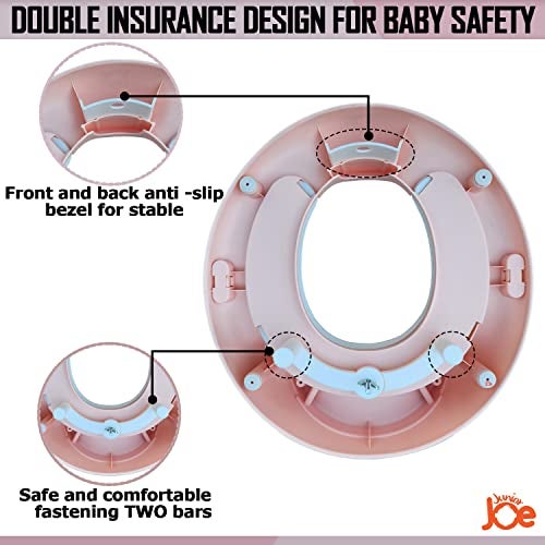 JUNIOR JOE Baby Potty Training Only Toilet Seat (Pink) - Image 4