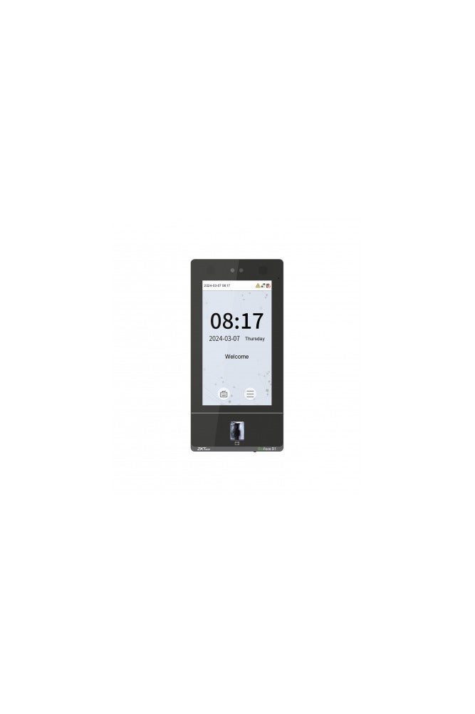 ZKTeco BioFace D1 SIP-Ready Multi-Biometric Access Control Terminal with Video Intercom Capability Face+FInger+card Access+ Time attendance LAN+WIFI NOT POE - Image 1