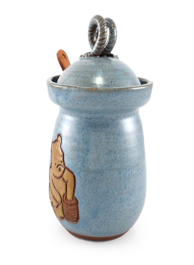 Modern Artisans Classic Pooh Bear American Made Stoneware Pottery Honey Pot Jar - Image 4
