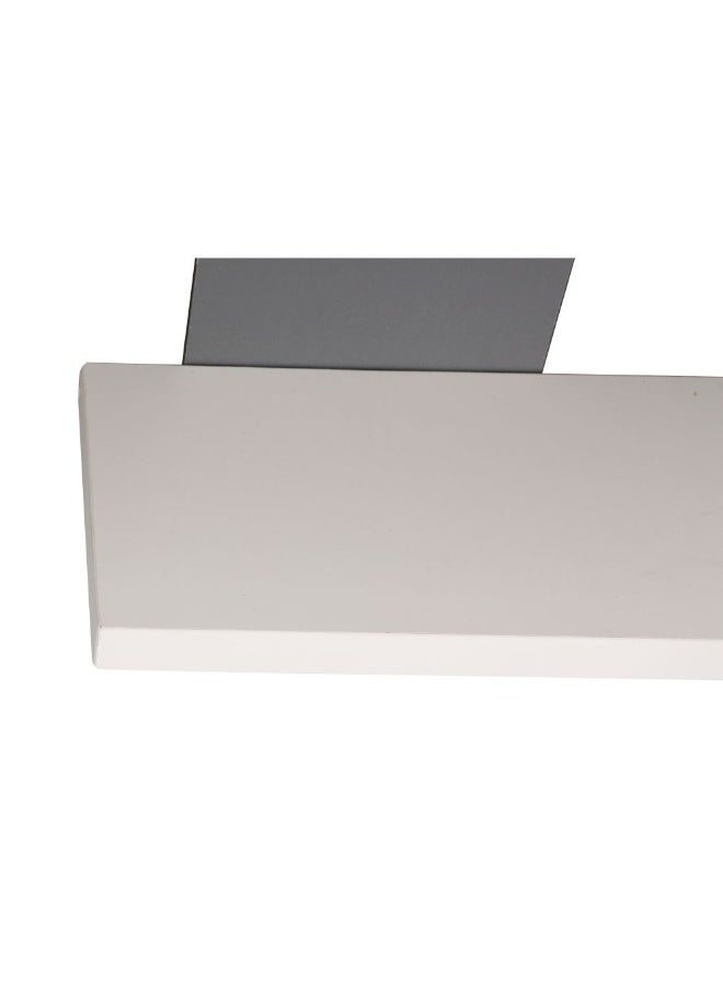 DANUBE HOME رف حائط ثلاثي الطبقات من كوليس - حل تخزين أنيق من الخشب الهندسي الأبيض لغرفة المعيشة، 85 سم طول x 11.5 سم عرض x 40 سم ارتفاع، مثالي لتزيين المنزل، تنظيم وعرض العناصر - Image 5