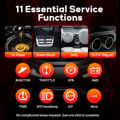 Autel MaxiDiag MD909 Pro OBD2 Scanner, 2026 BT Wireless All System Diagnostic Tool, MD909Pro Up of MD808Pro MD906Pro MD806 MD802, 11 Service Oil Reset ABS D-P-F etc, CAN FD, FCA SGW, Free Update - Image 3