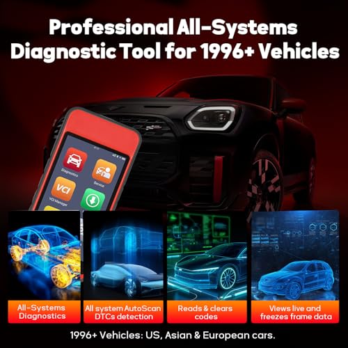 Autel MaxiDiag MD909 Pro OBD2 Scanner, 2026 BT Wireless All System Diagnostic Tool, MD909Pro Up of MD808Pro MD906Pro MD806 MD802, 11 Service Oil Reset ABS D-P-F etc, CAN FD, FCA SGW, Free Update - Image 4