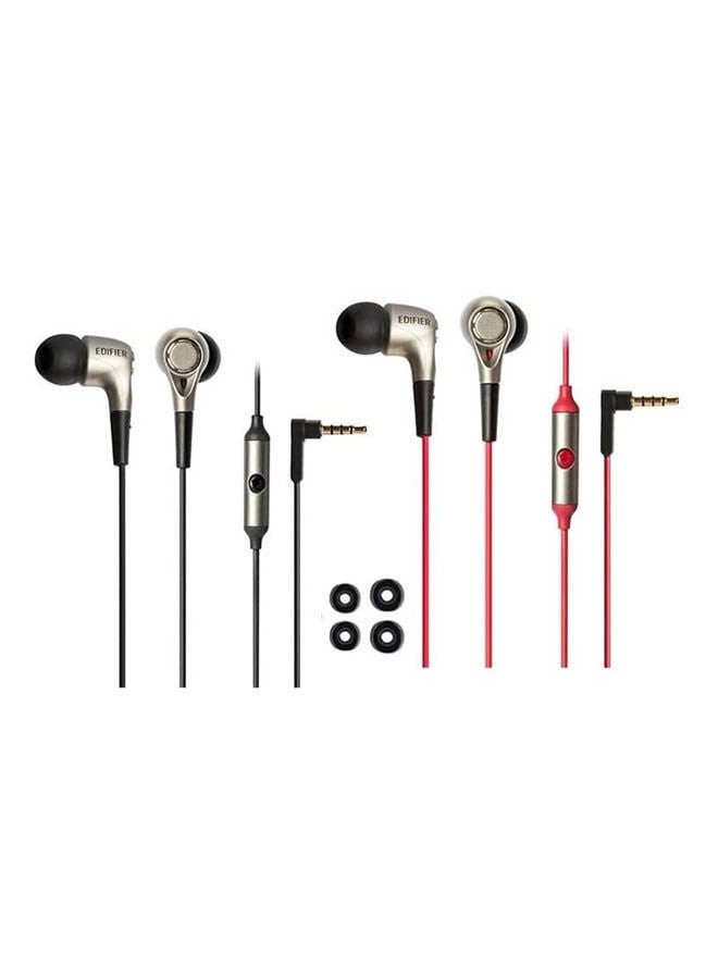 سماعات إديفاير Edifier H230P سلكية داخل الأذن مع ميكروفون | عزل ضوضاء، باس عميق، تصميم مريح، متوافقة مع منفذ 3.5 مم - Image 1