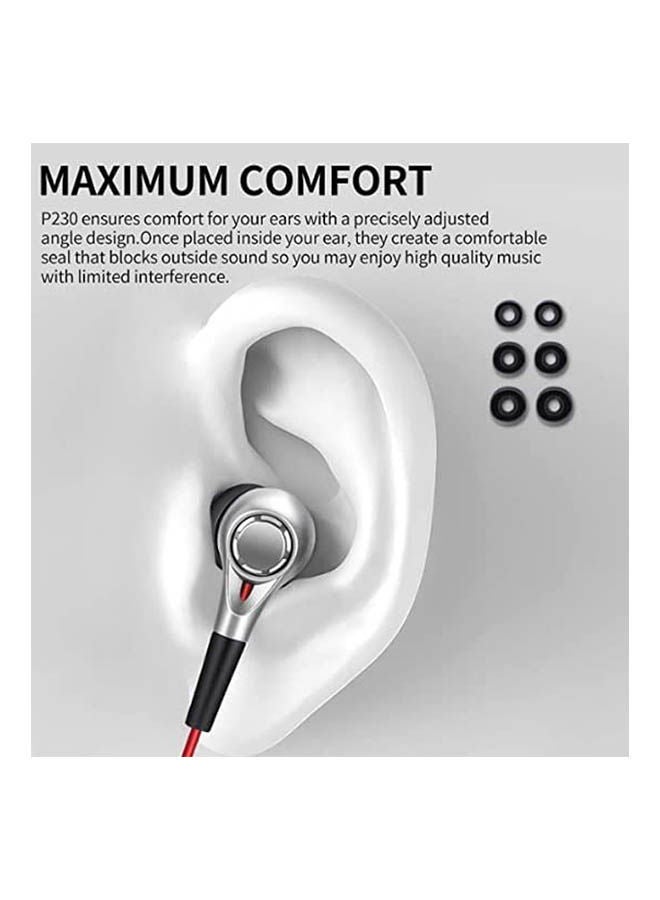 سماعات إديفاير Edifier H230P سلكية داخل الأذن مع ميكروفون | عزل ضوضاء، باس عميق، تصميم مريح، متوافقة مع منفذ 3.5 مم - Image 3