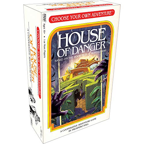 Asmodee Choose Your Own Adventure: House of Danger Board Game - Embark on a Perilous Journey in this Cooperative Narrative Adventure, Ages 10+, 1+ Players, 1+ Hour Playtime - Image 1