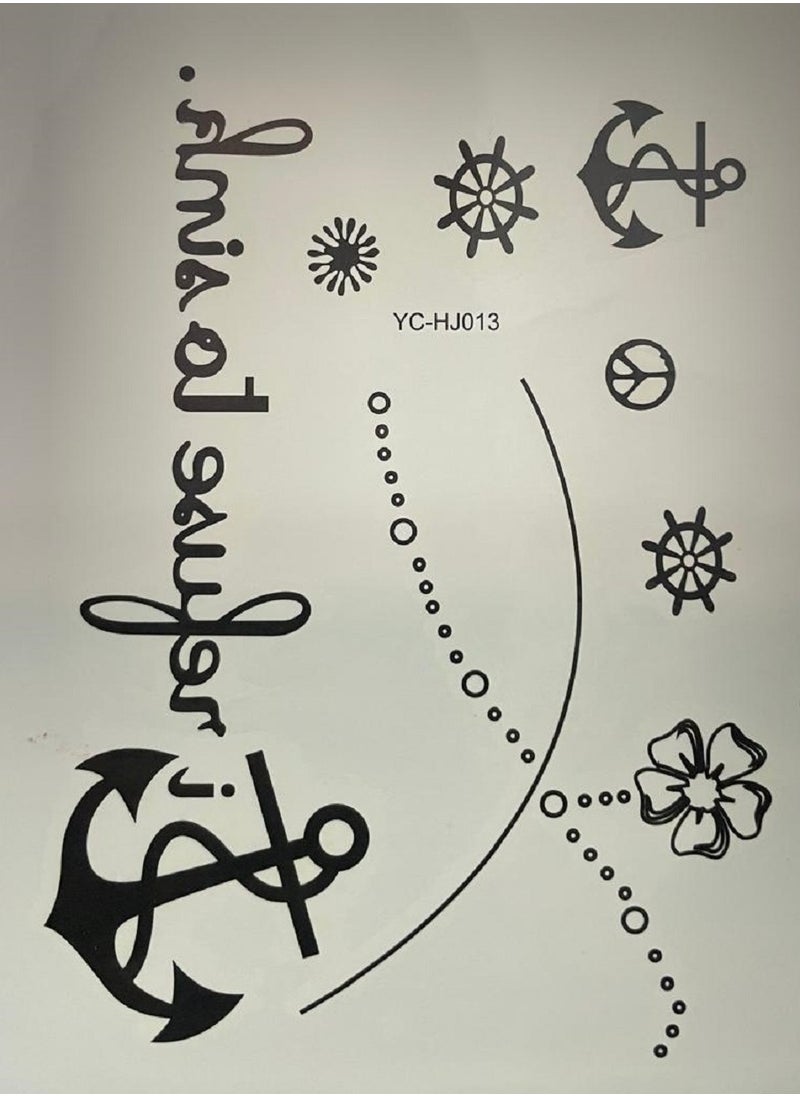 Generic Temporary Tattoo Sticker  - Image 1