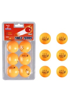 REGAIL 12Pcs Table Tennis Set White/Yellow  - Image 3