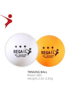 REGAIL 12Pcs Table Tennis Set White/Yellow  - Image 4