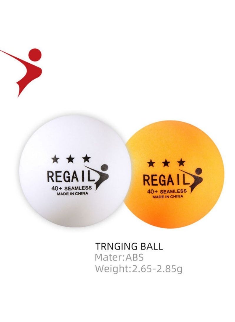 REGAIL 12Pcs Table Tennis Set White/Yellow  - Image 4