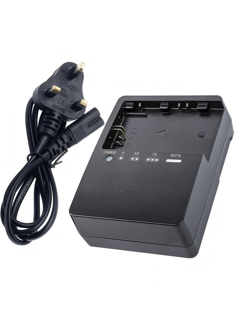 Flyview LP-E6 Camera Battery Charger for Canon LC-E6 LC-E6N EOS 90D 80D 70D 60D 60DA 7D Mark II 7D 6D Mark II 6D 5D Mark IV 5D Mark III 5D Mark II Battery Quick Charger SLR Digital Power Supply - Image 1