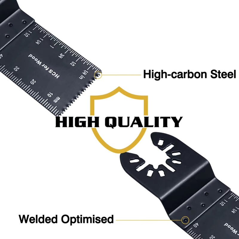TrivdPro 50Pcs Oscillating Tool Blades Professional Universal Oscillating Saw Blades Wood Multitool Blades Compatible with Dewalt, Milwaukee, Ryobi, Rockwell, Bosch - Image 5