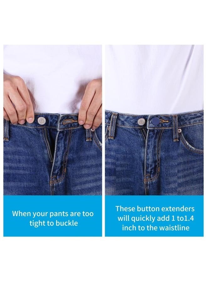 12PCS on Extenders , Pants Waist on Extender for Women Men, 3 Colors Pant Waistband Expander-18mm - Image 3