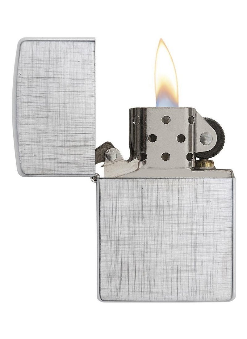 Zippo - Zippo 28181 Classic Linen Weave Chrome Windproof Lighter - Image 1