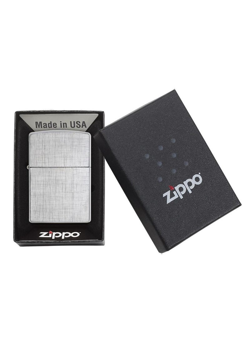 Zippo - Zippo 28181 Classic Linen Weave Chrome Windproof Lighter - Image 1