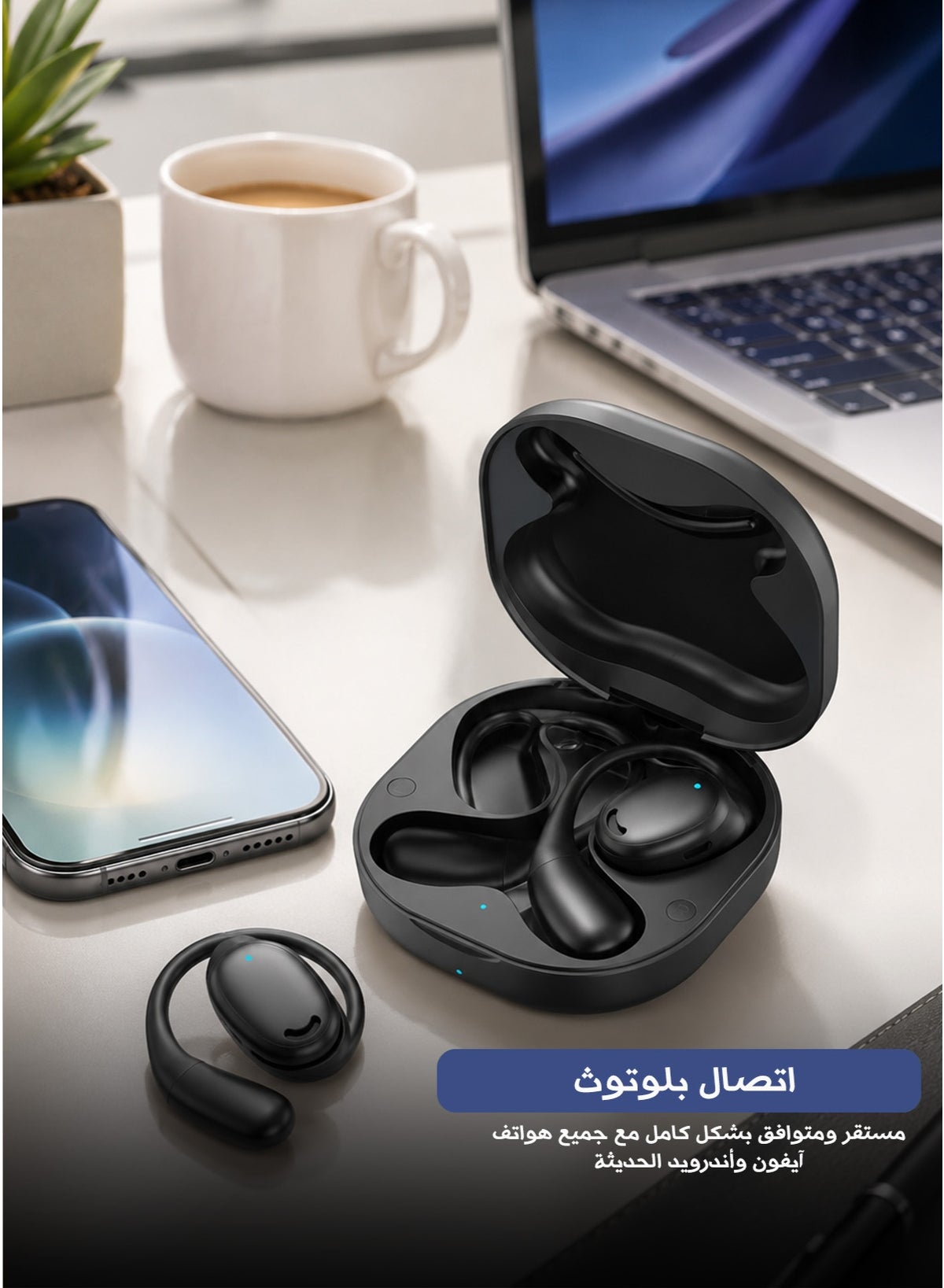 أولون AOLON Open Fit open-ear True Wireless Bluetooth Headset 82 g