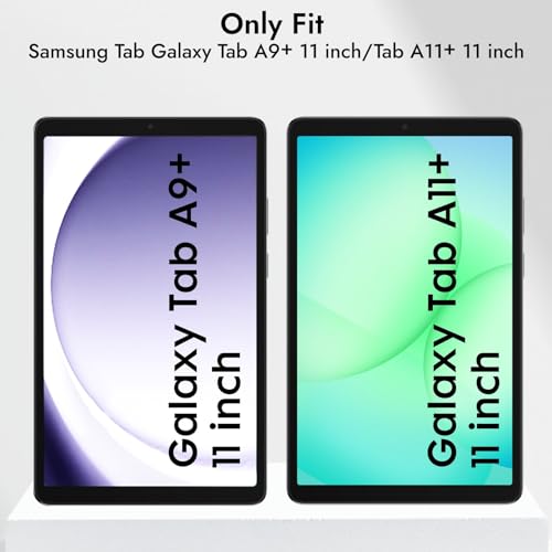 Robustrion for Samsung Galaxy Tab A11+ 11" & A9+ 11 inch Cover Case, Deer Flip Cover Case for Samsung Tab A11 Plus Tablet Cover [Auto Sleep Wake Support] - Black - Image 2