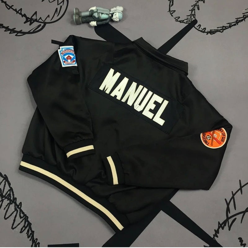 Essentials Season 5 Fogg Medal Embroidered Back Letter Coach Jacket High Street Men'S And Women'S Jacket - Image 2