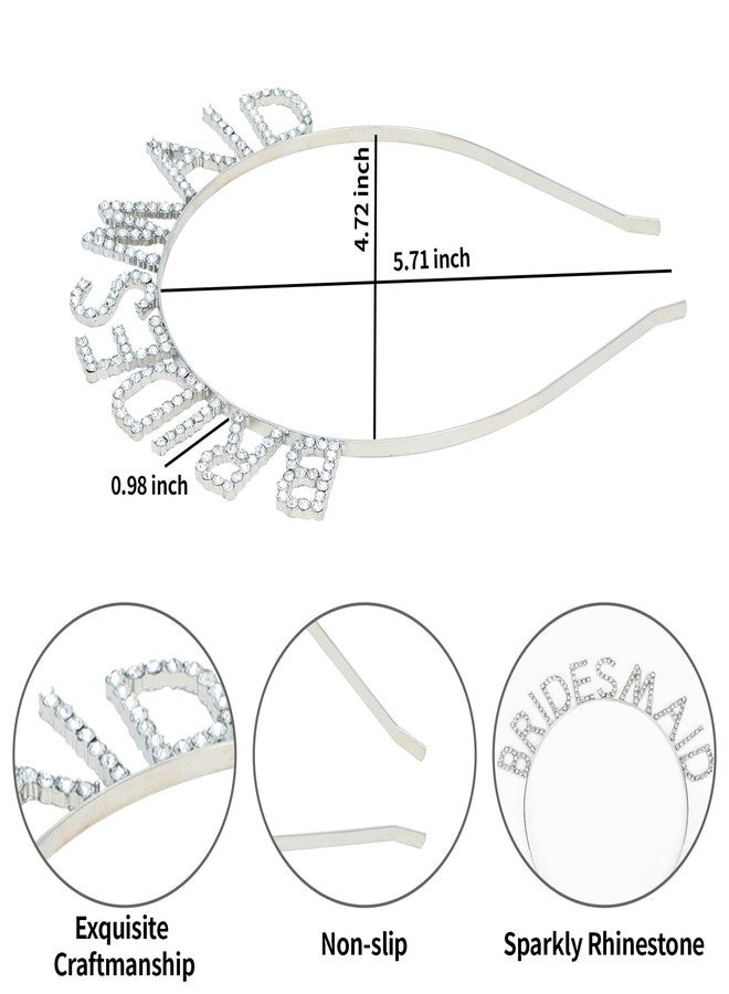 YARIEW Bridesmaid Headband Bachelorette Decorations for Women Bridal Shower Favors Bachelorette Gifts for Bridesmaid Favors - Image 2