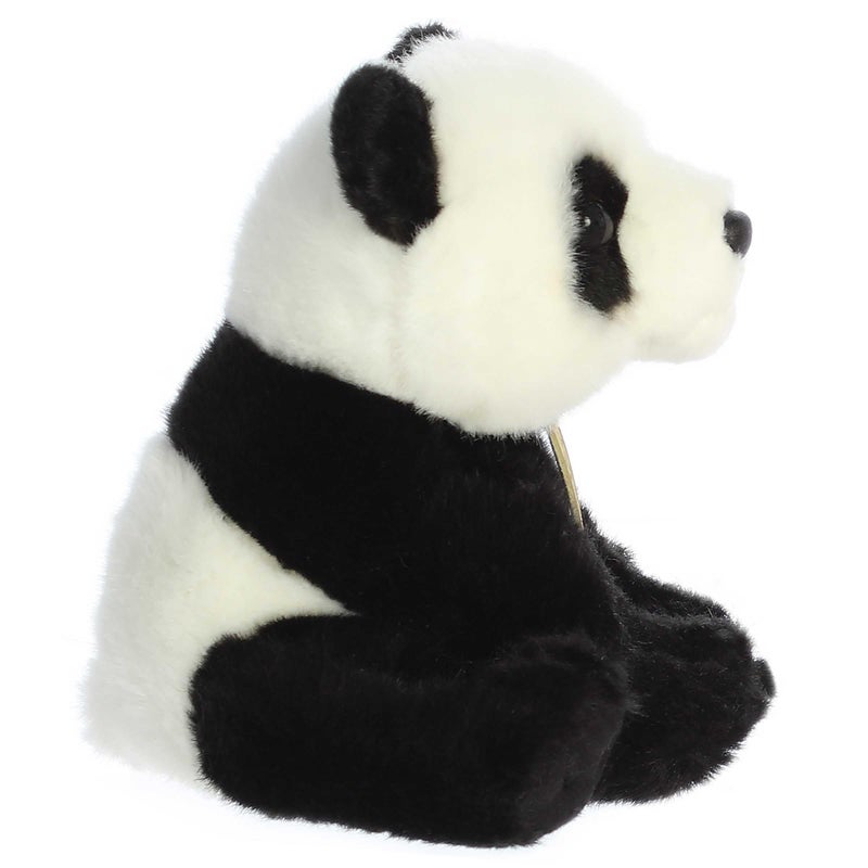 AuroraÂ® Realistic MiyoniÂ® Panda Stuffed Animal - Lifelike Details Make a Cherished Companion - Perfect for Decorating Bedrooms or Classrooms - Black 6 Inches - Image 3