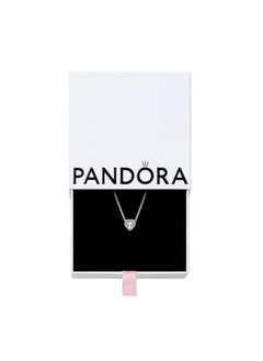 PANDORA PANDORA Jewelry Elevated Heart Cubic Zirconia Necklace in Sterling Silver  - Image 2
