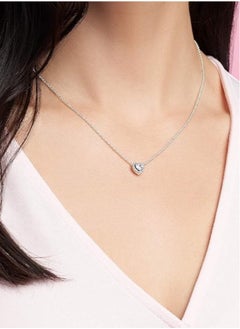 PANDORA PANDORA Jewelry Elevated Heart Cubic Zirconia Necklace in Sterling Silver  - Image 4