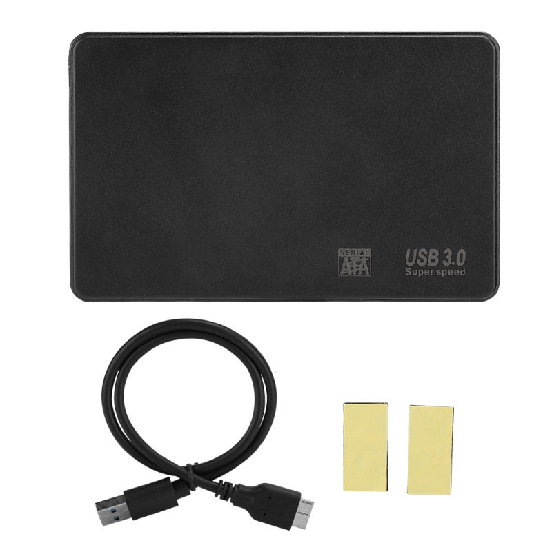 Mobile Hard Disc Enclosure 2.5 Inch SATA USB 3.0 - High-Speed 5Gbps Transmission - Hard Disc External Enclosure for Windows Mac OS - Image 1
